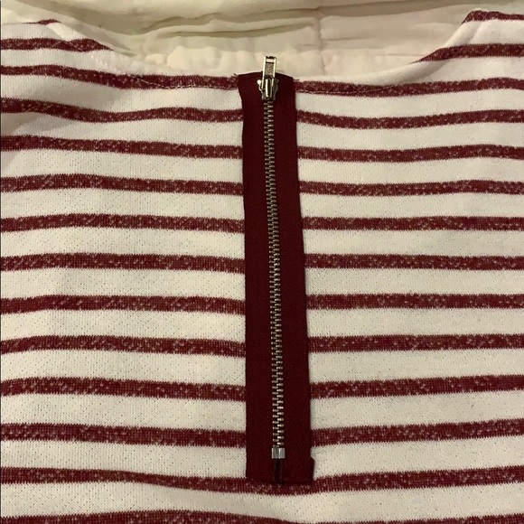 Sleeveless stripe cotton knit dress - Picture 4 of 5